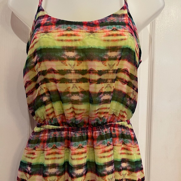 No Boundaries Tye Dye Floor Length Elastic Waist Sundress Small - Picture 8 of 15